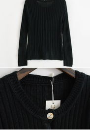 2014春装新风尚 钩花拼接简约开衫，修身显瘦的针织艺术