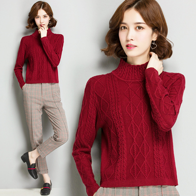 淘宝上的酒红针织风尚 秋冬衣橱的优雅新选